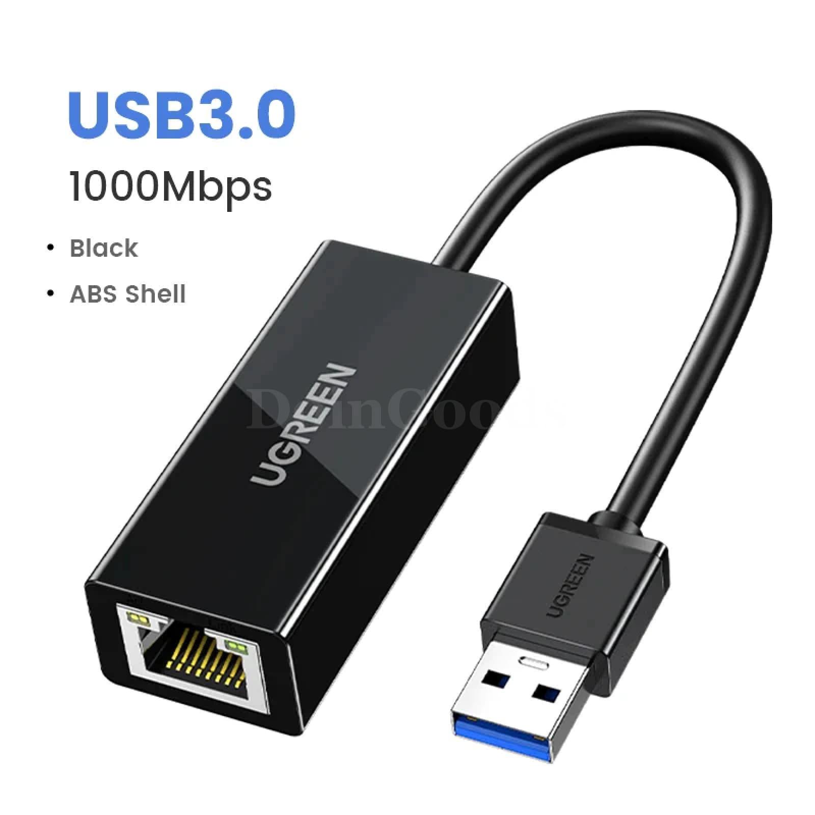 Ugreen Usb 3.0 Ethernet Adapter Network Card For Win 10 Pc Xiaomi Mi Box Usb-A Abs Shell 301635