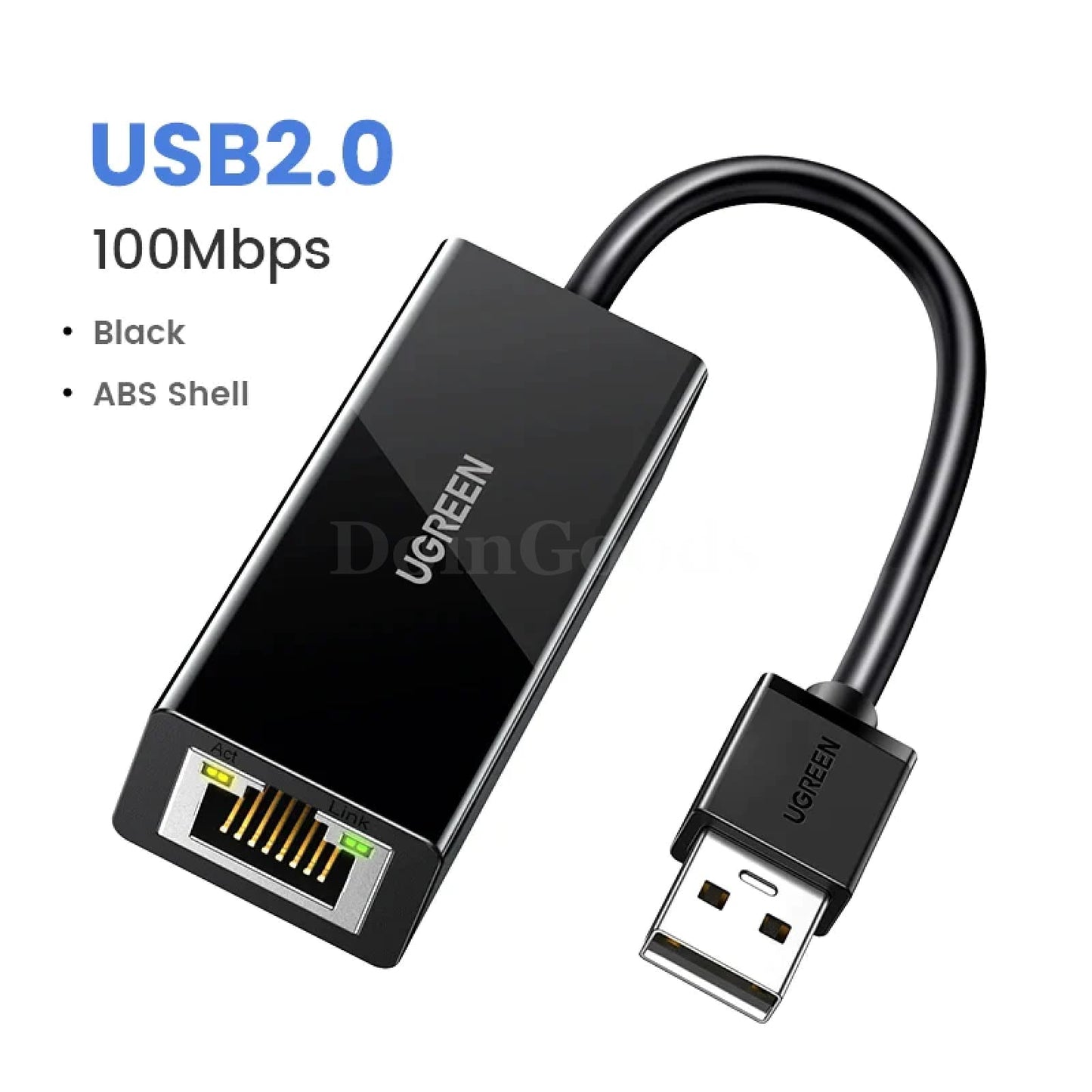 Ugreen Usb 3.0 Ethernet Adapter Network Card For Win 10 Pc Xiaomi Mi Box Usb2.0 Abs Shell 301635