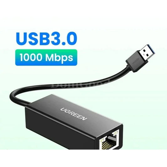 Ugreen Usb 3.0 Ethernet Adapter Network Card Rj45 Lan Pc Xiaomi Mi Box Switch 301635