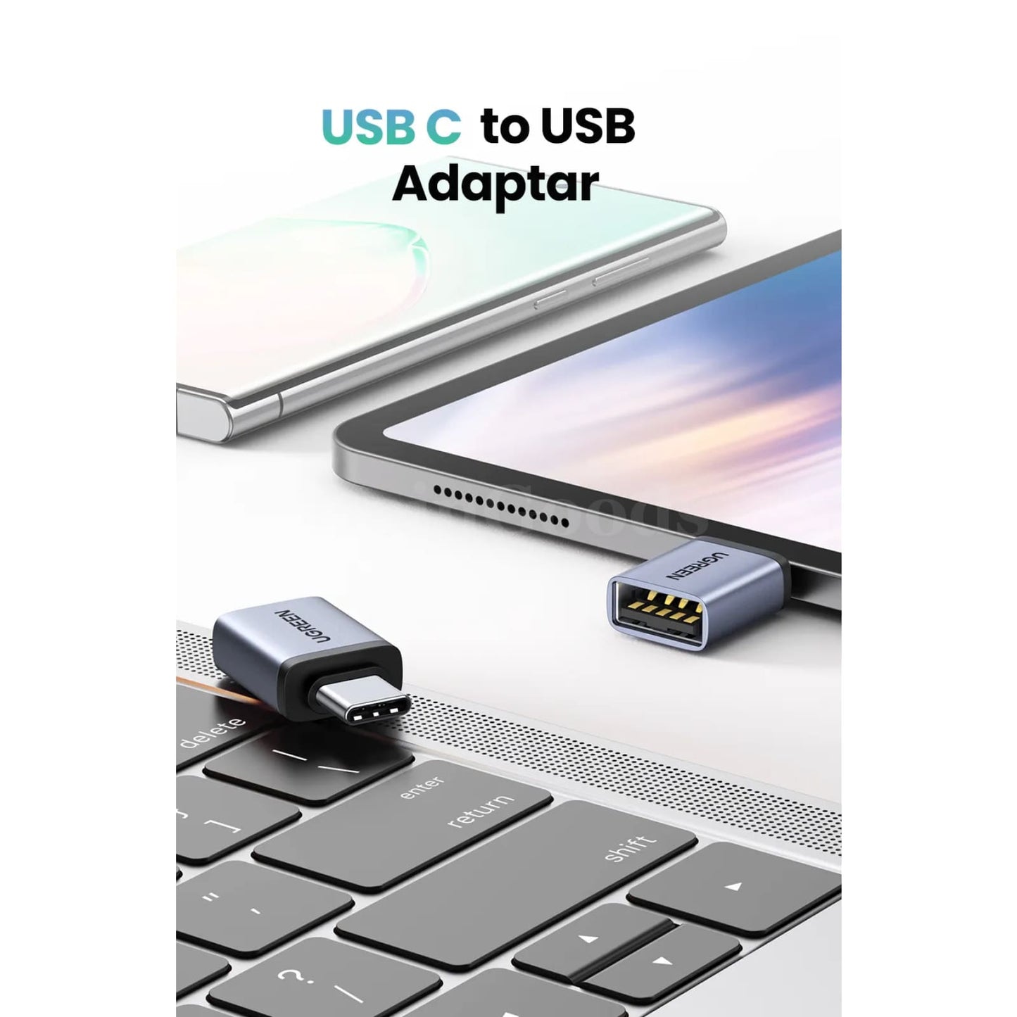 Ugreen Usb 3.0 Otg Adapter Type C To Female Converter Thunderbolt Macbook 301635