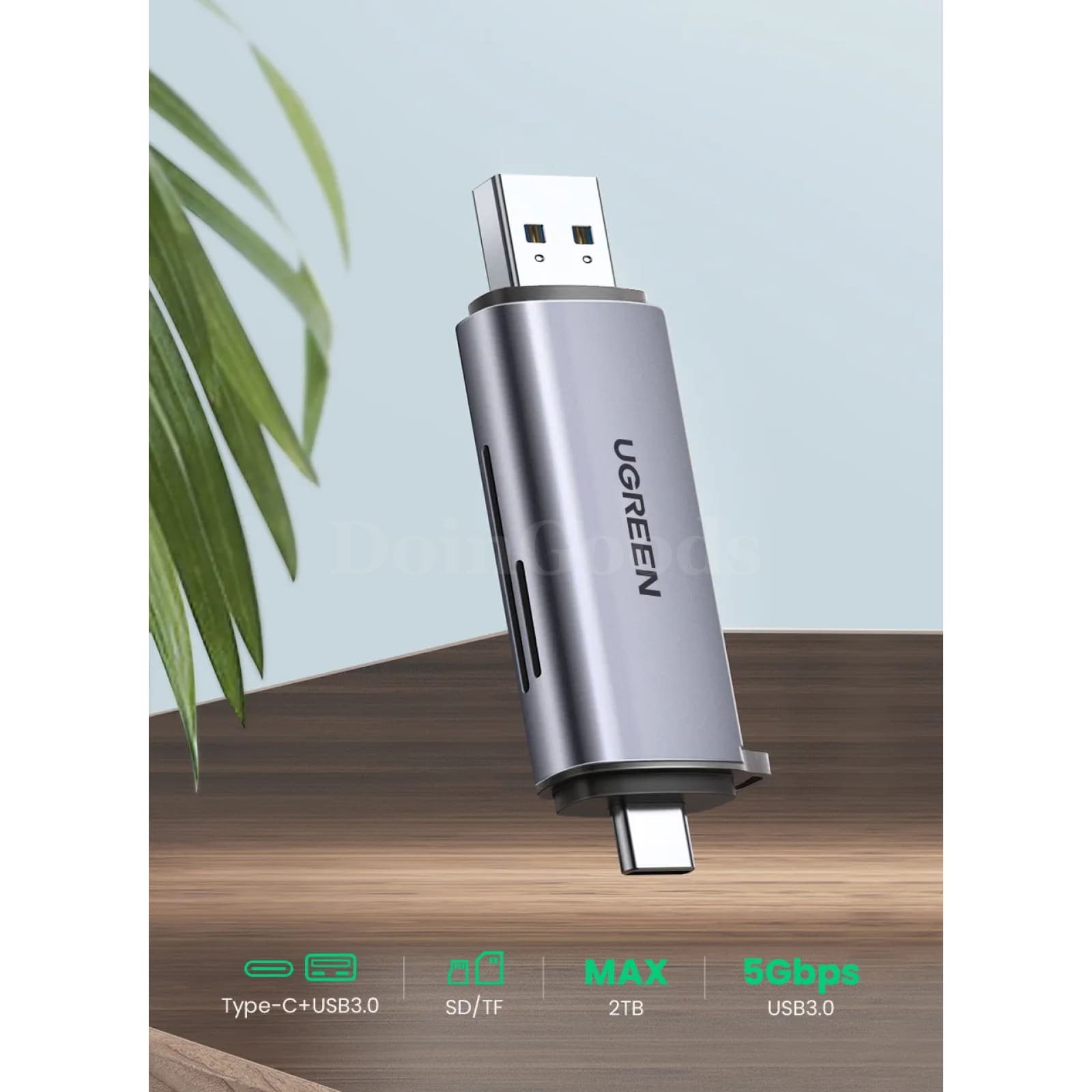 Ugreen Usb C 3.0 Card Reader Sd Microsd Tf Memory Pc Laptop 301635