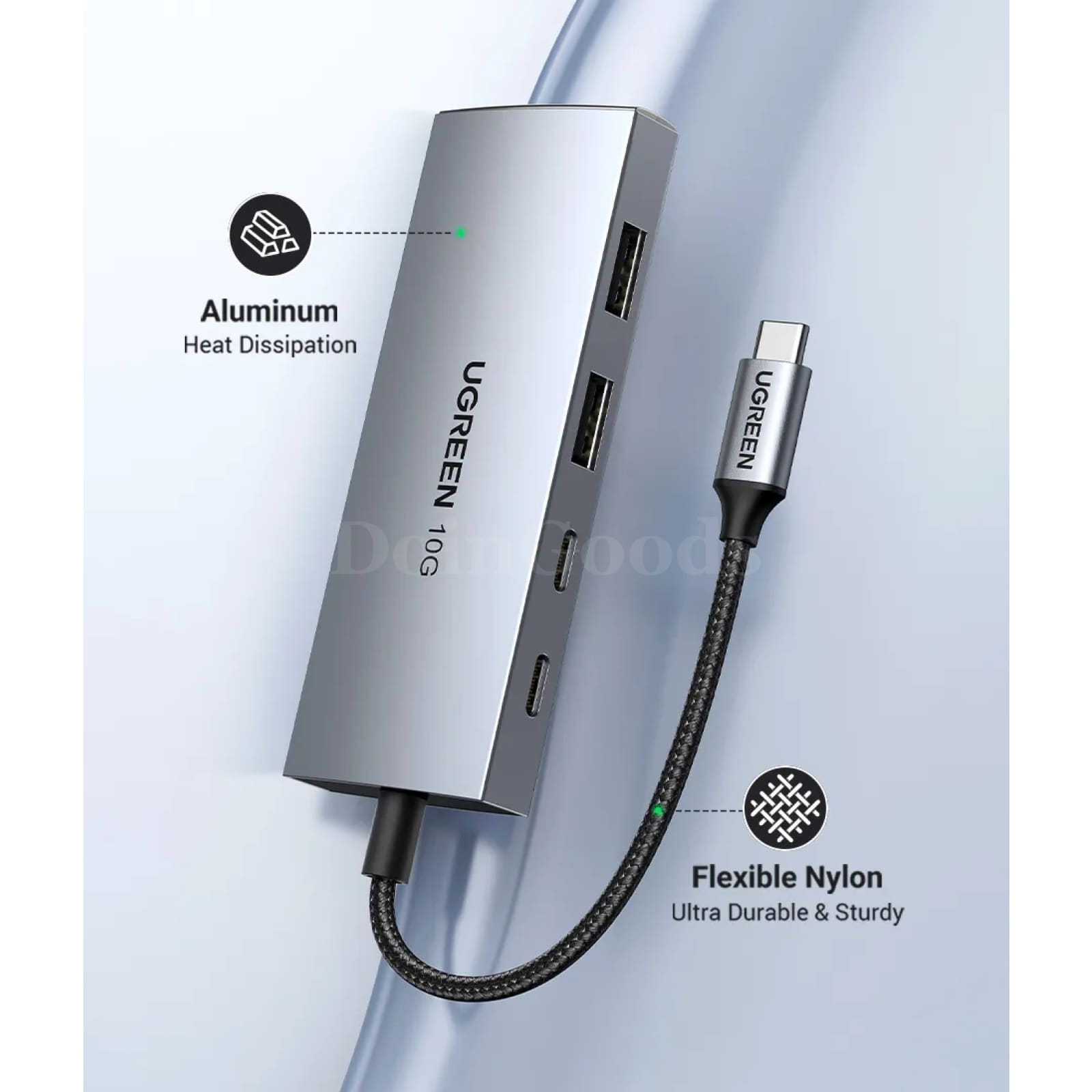 Ugreen Usb C Hub 10Gbps Type-C 3.2 Gen2 Splitter 4 Port Macbook Pro Adapter 301635