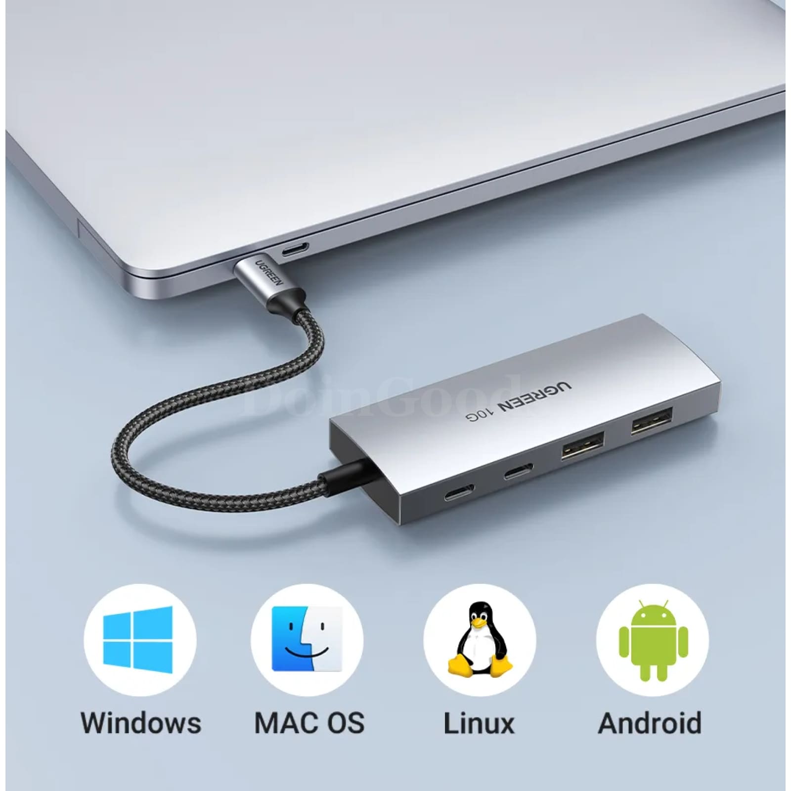 Ugreen Usb C Hub 10Gbps Type-C 3.2 Gen2 Splitter 4 Port Macbook Pro Adapter 301635