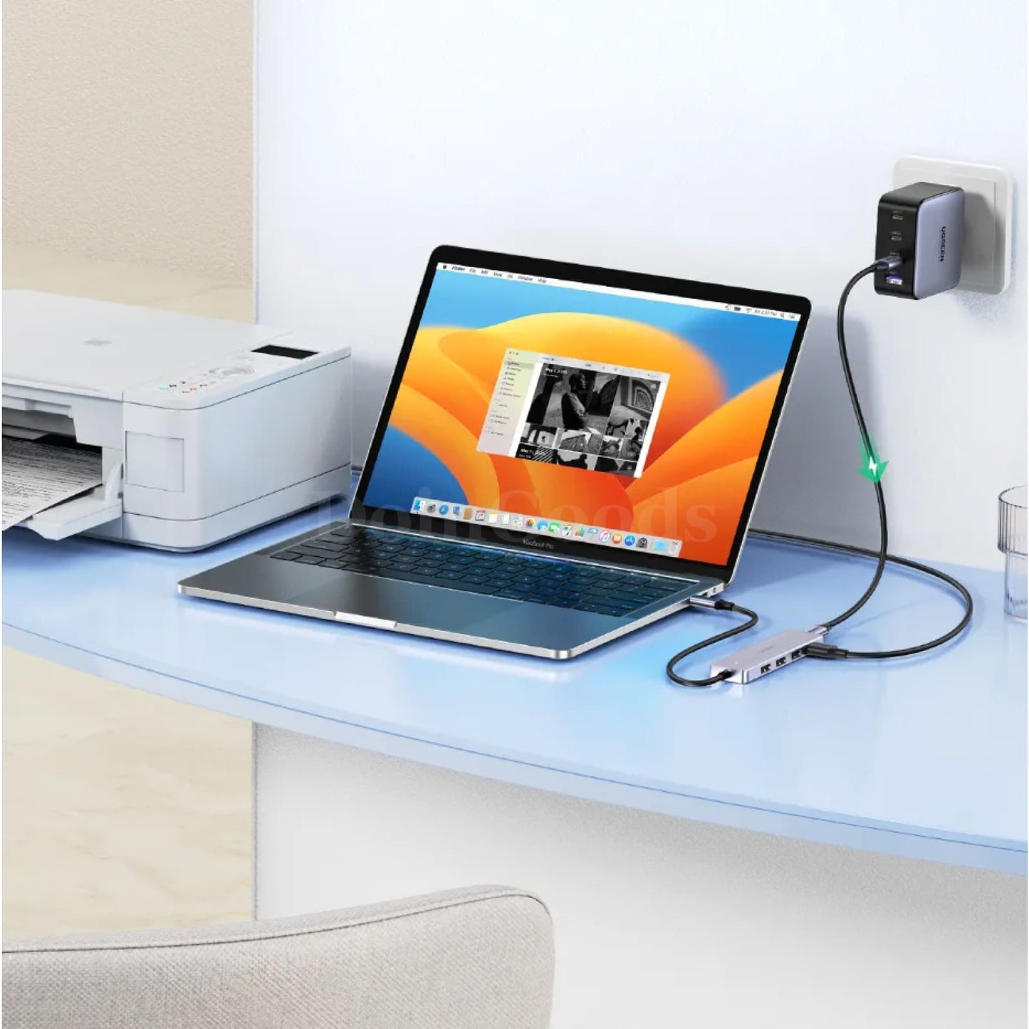 Ugreen Usb C Hub 4 Ports Type To 3.0 Splitter Adapter Macbook Ipad Samsung 301635