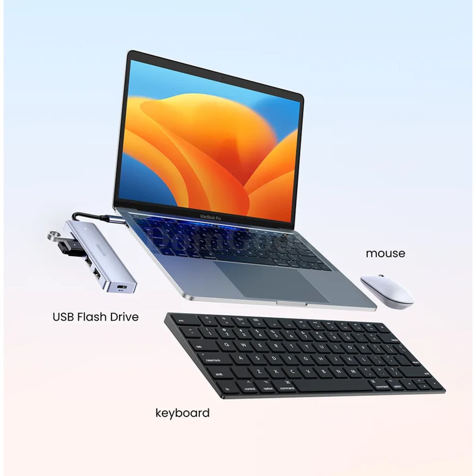 Ugreen Usb C Hub 4 Ports Type To 3.0 Splitter Adapter Macbook Ipad Samsung 301635