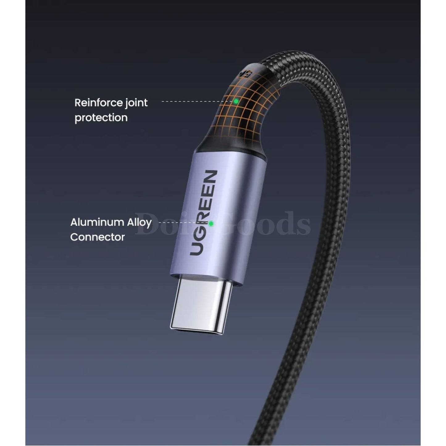 Ugreen Usb C To 100W Cable Fast Charge Qc 4.0 For Iphone 15 Macbook Pro S23 301635