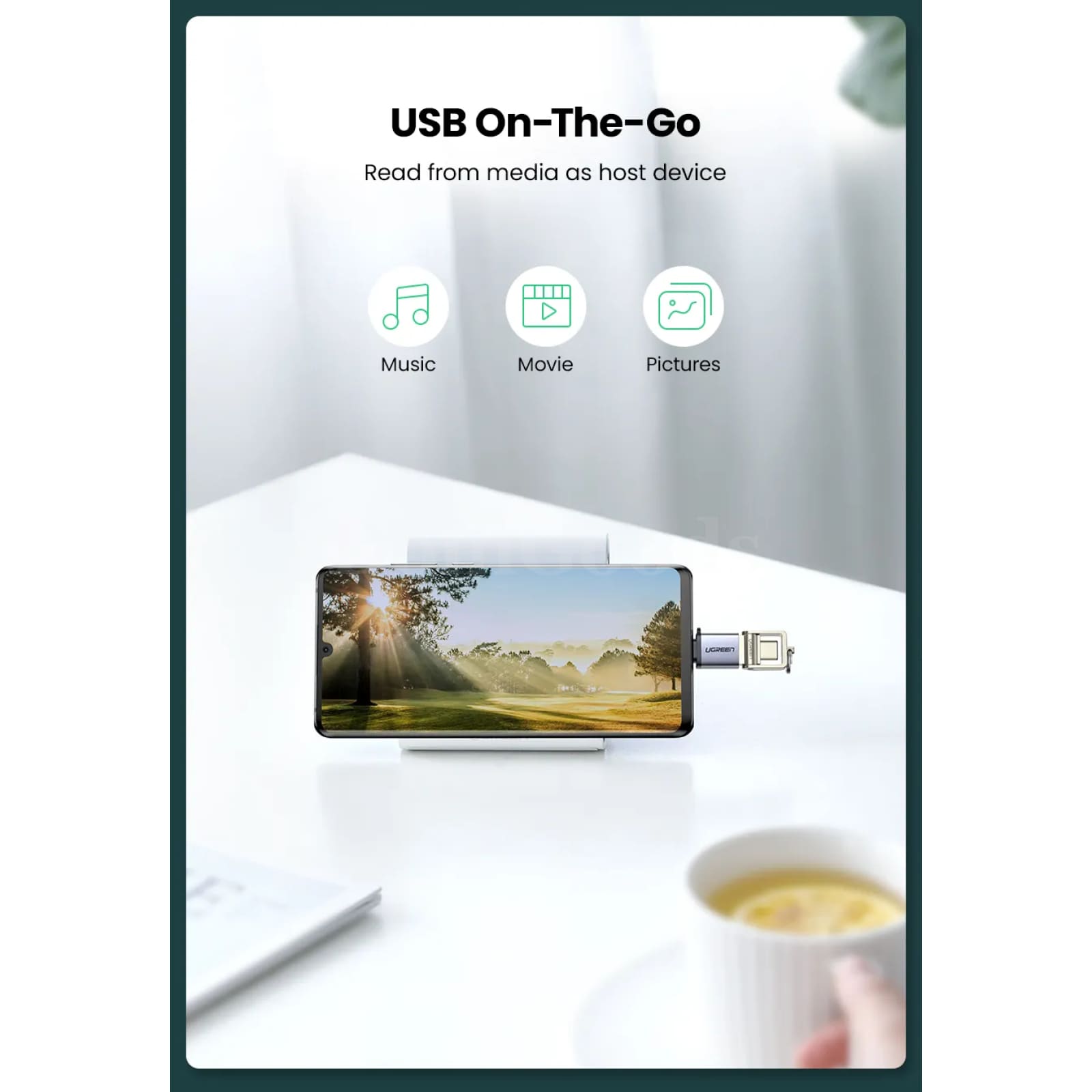 Ugreen Usb C To 3.0 Adapter Type-C Otg Support Macbook Pro Air Samsung S10 S9 301635