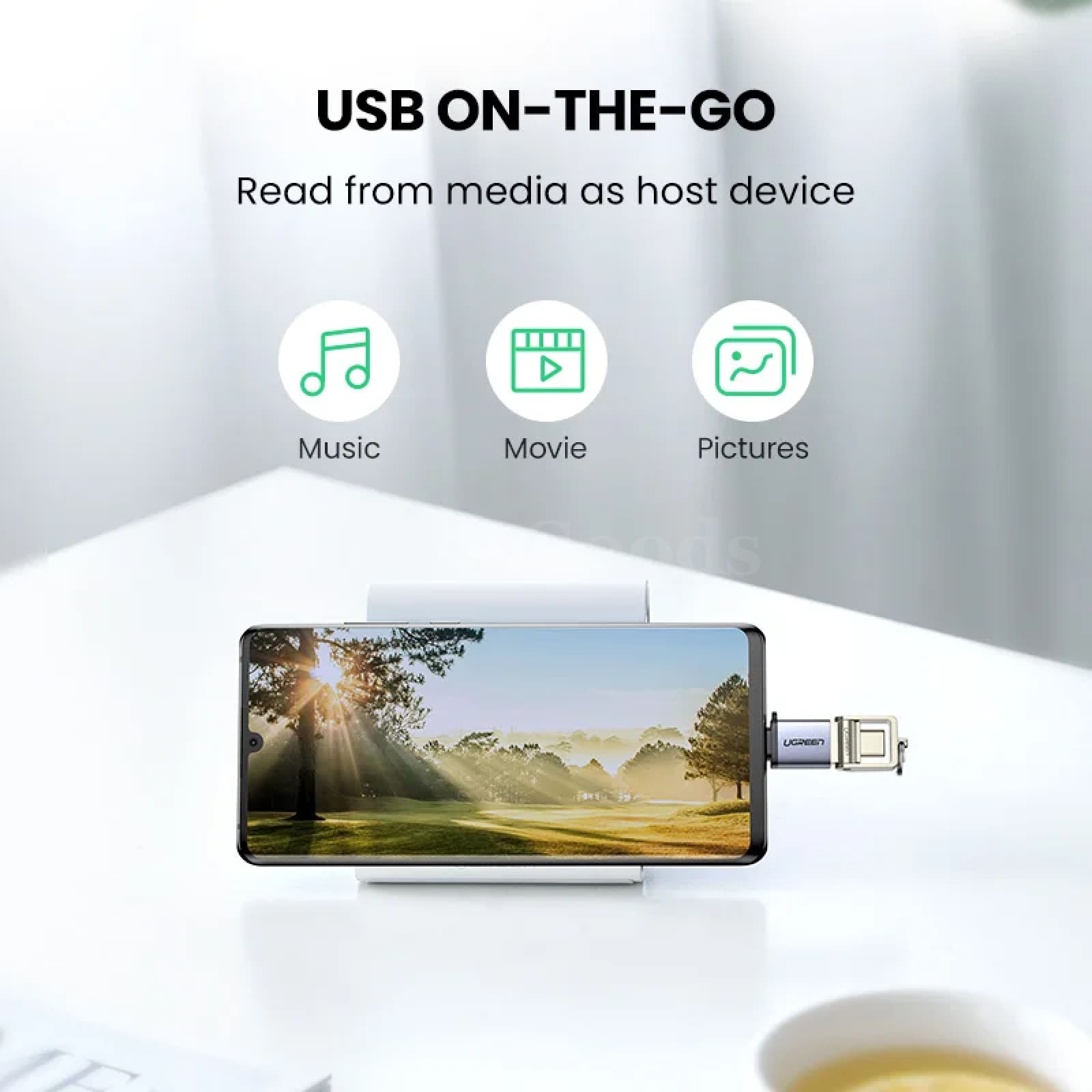 Ugreen Usb C To 3.0 Adapter Type-C Otg Support Macbook Pro Air Samsung S10 S9 301635