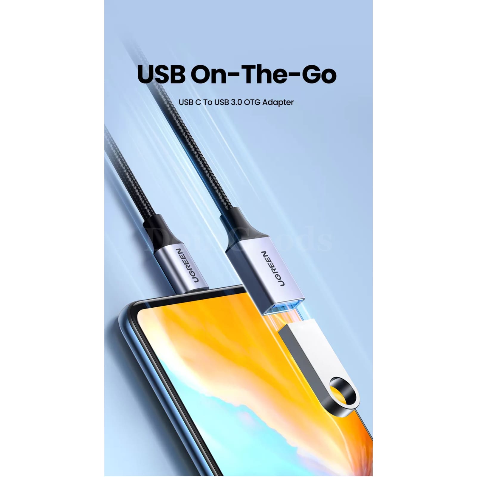 Ugreen Usb C To 3.0 Otg Adapter Data Cable Connector Galaxy S10 Macbook Pro 301635