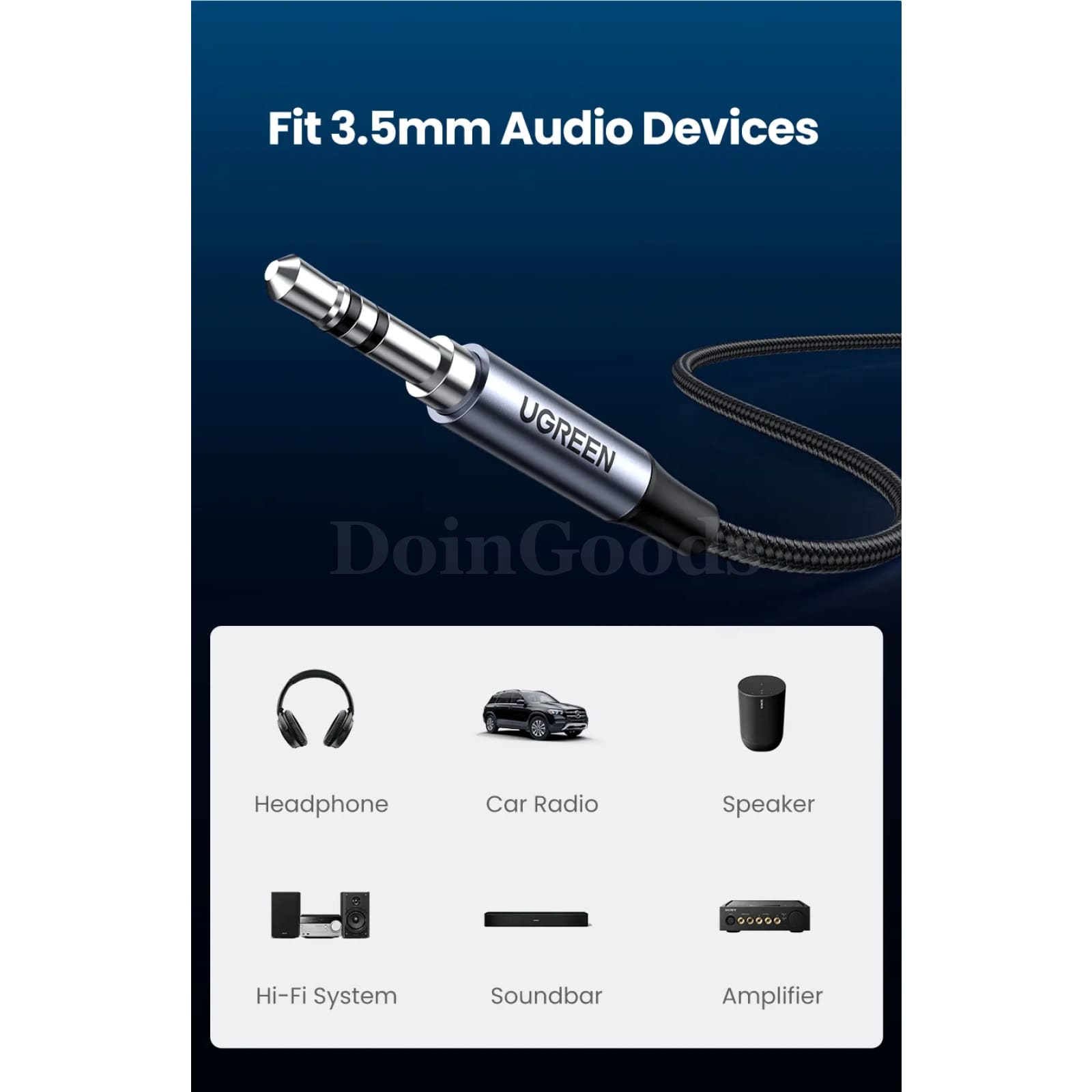 Ugreen Usb C To 3.5Mm Audio Aux Cable Type Headphone Jack Adapter For Ipad Pro 301635