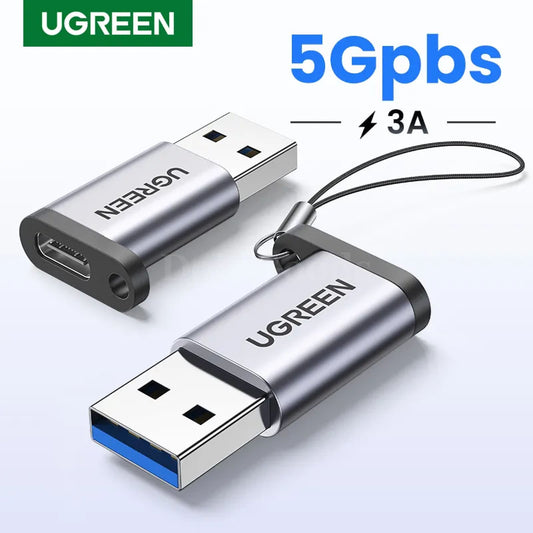 Ugreen Usb Type C Adapter 3.0 2.0 Male To Female For Laptop Samsung Xiaomi 301635
