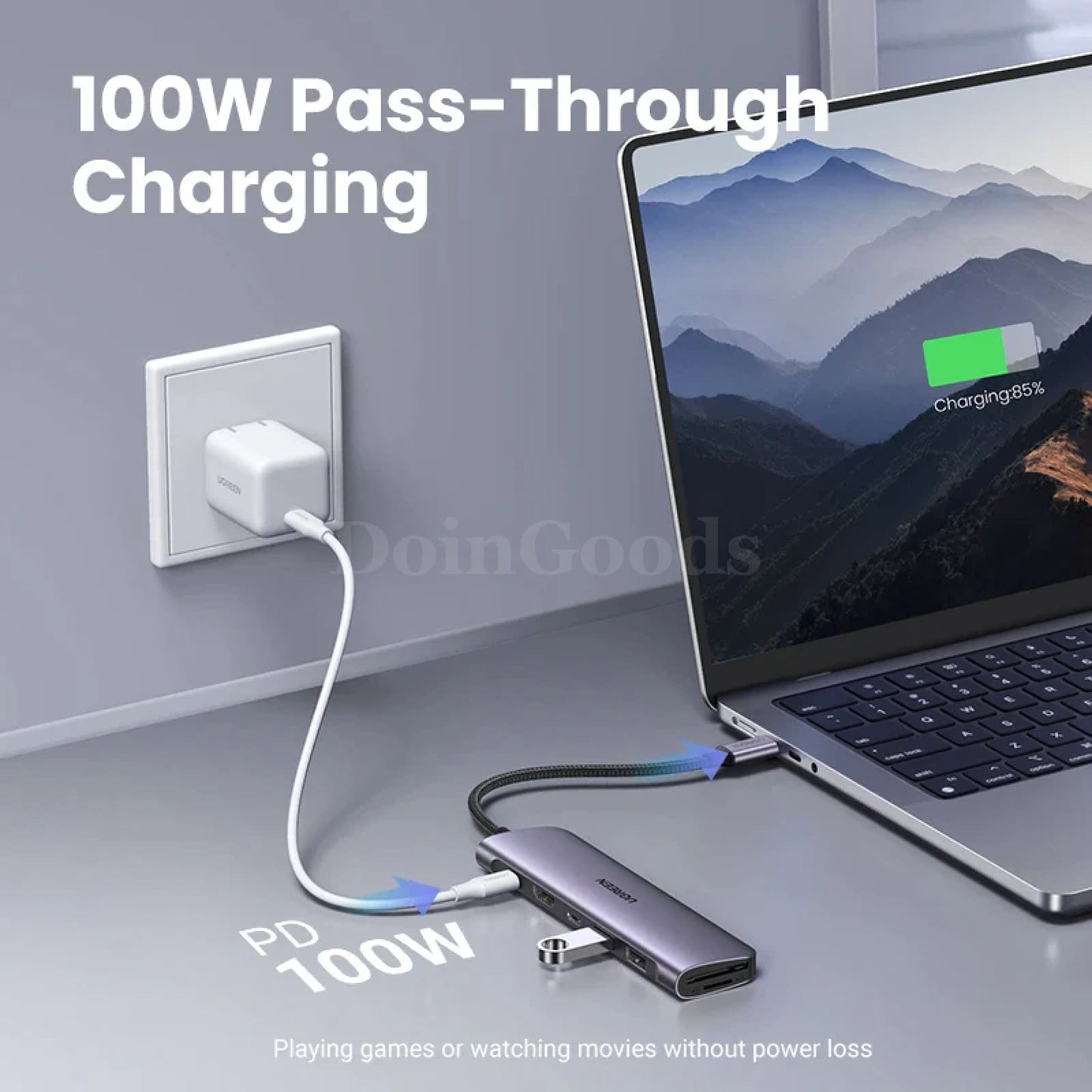 Ugreen Usb Type C Hub 3.1 To Hdmi 4K Sd Tf Pd 100W Adapter Macbook Ipad Pro Air 301635