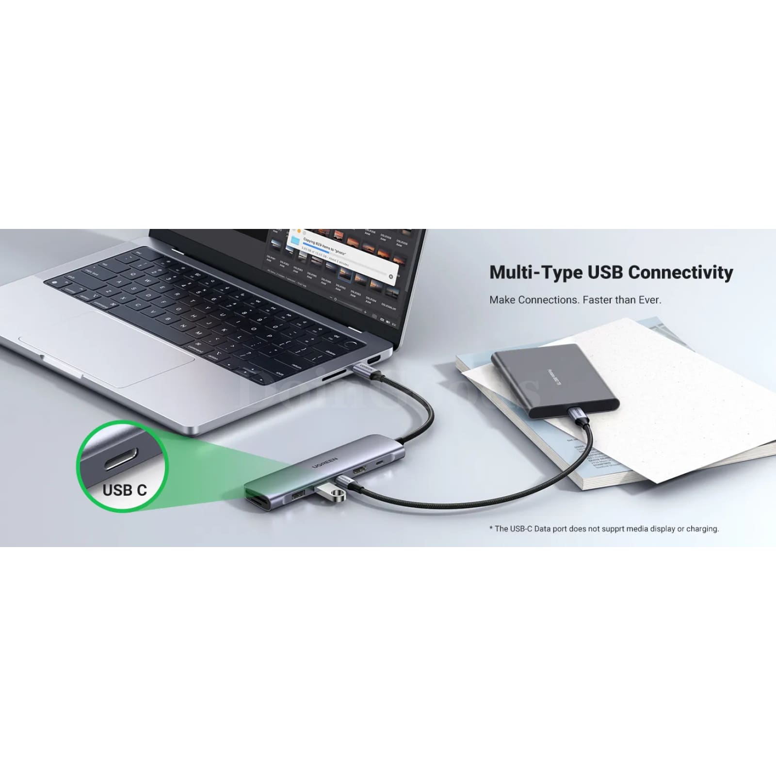 Ugreen Usb Type C Hub 3.1 To Hdmi 4K Sd Tf Pd 100W Adapter Macbook Ipad Pro Air 301635