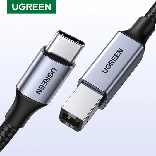 Ugreen Usb Type C To B 2.0 Cable Printer Scanner Cord For Hp Canon Brother 301635