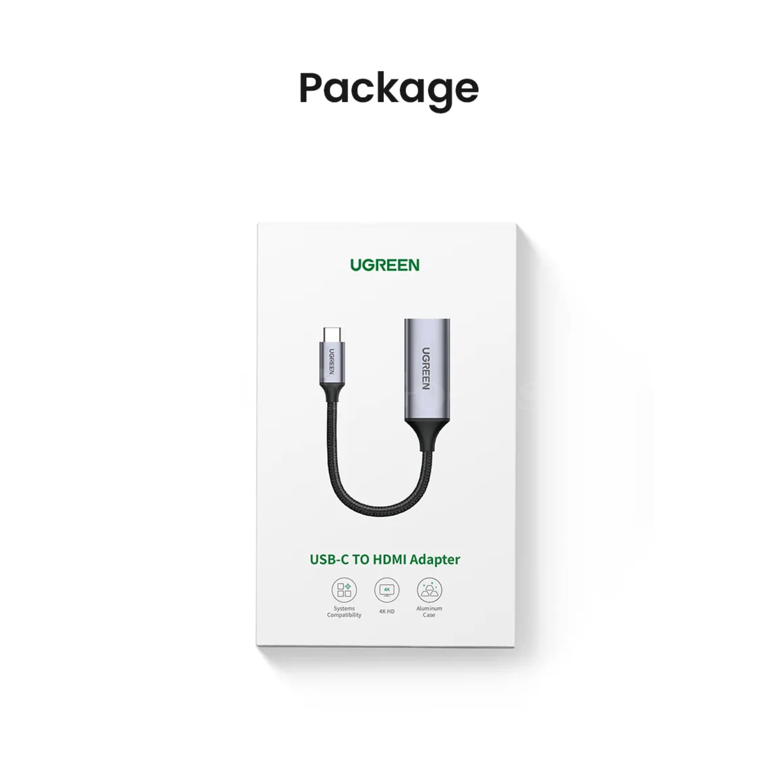 Ugreen Usb Type C To Hdmi Cable 4K Adapter Iphone Pc Xiaomi Macbook Ipad Samsung 301635