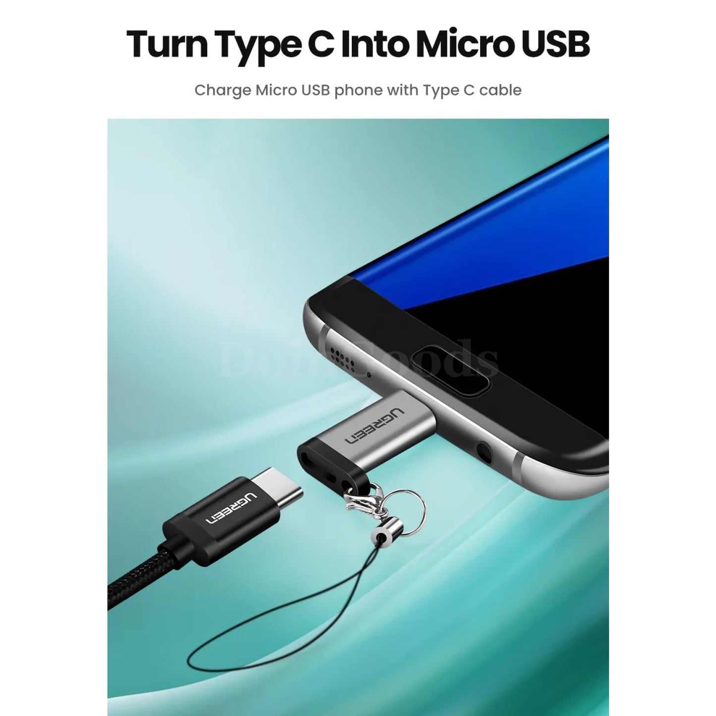 Ugreen Usb Type-C To Micro Adapter Converter Xiaomi Samsung Data Usbc Male 301635