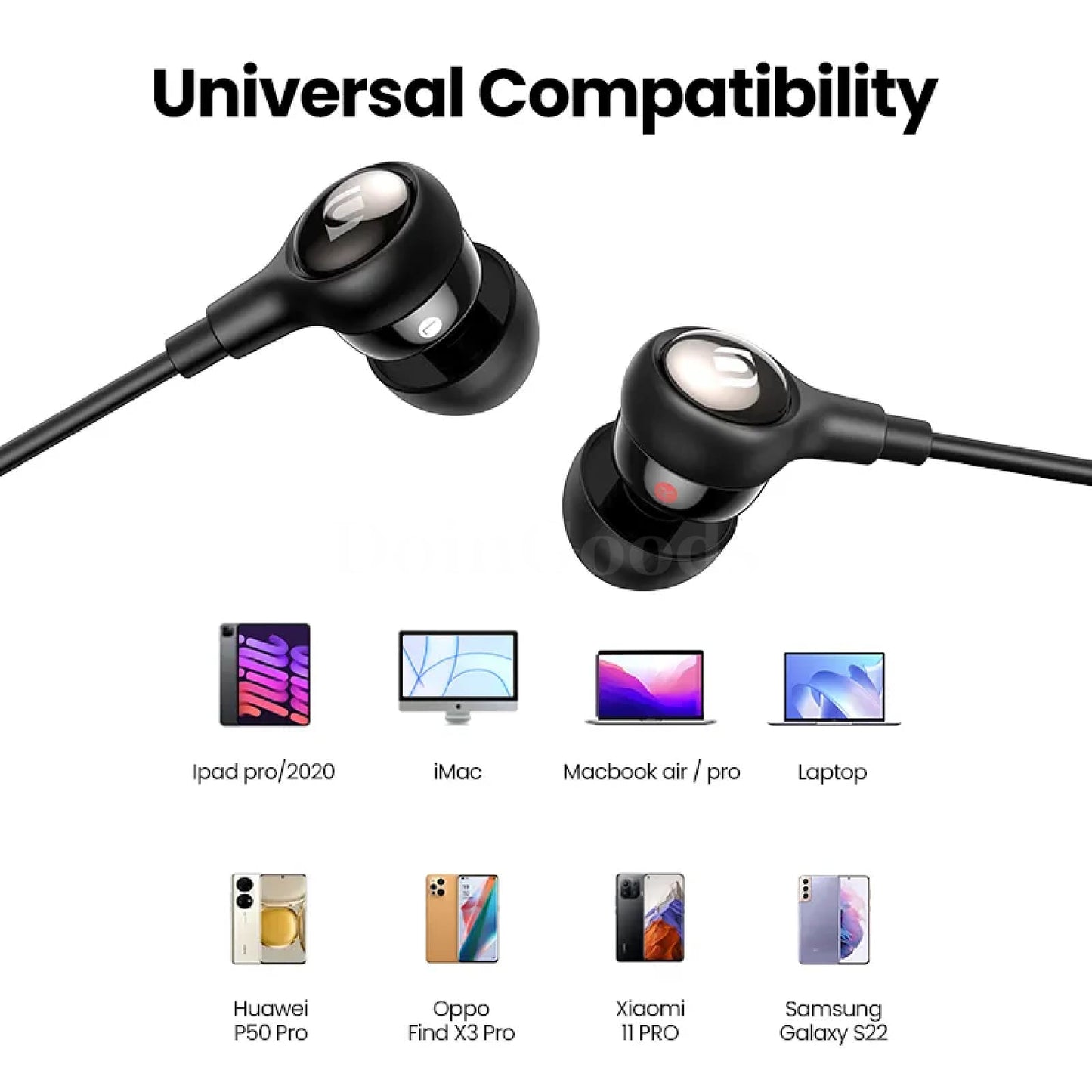 Ugreen Usb Type C Wired Earbuds With Mic Hifi Stereo Iphone 15 Pro Samsung Pixel 301635