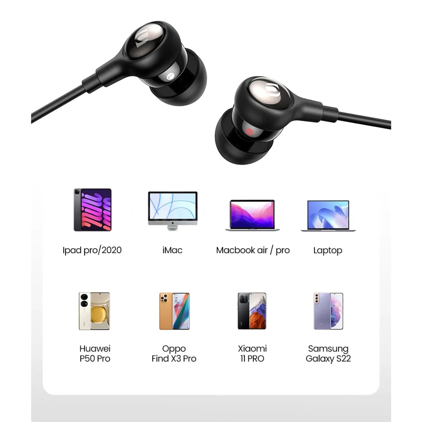 Ugreen Usb Type C Wired Earbuds With Mic Hifi Stereo Iphone 15 Pro Samsung Pixel 301635