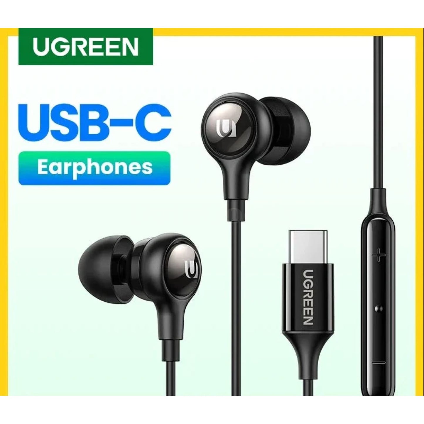 Ugreen Usb Type C Wired Earbuds With Mic Hifi Stereo Iphone 15 Pro Samsung Pixel 301635