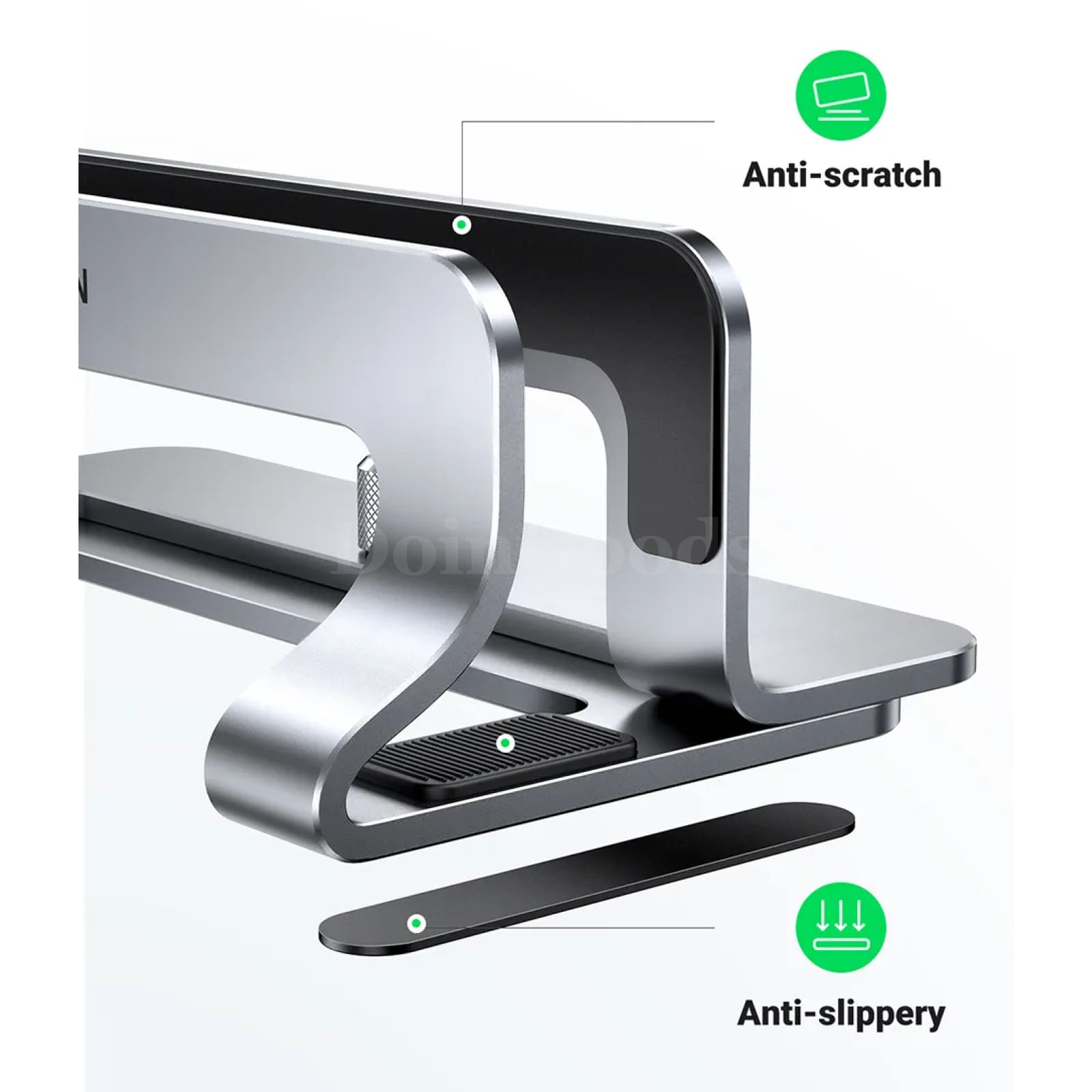 Ugreen Vertical Laptop Stand Holder Aluminum Foldable For Macbook Air Pro Tablet 301635