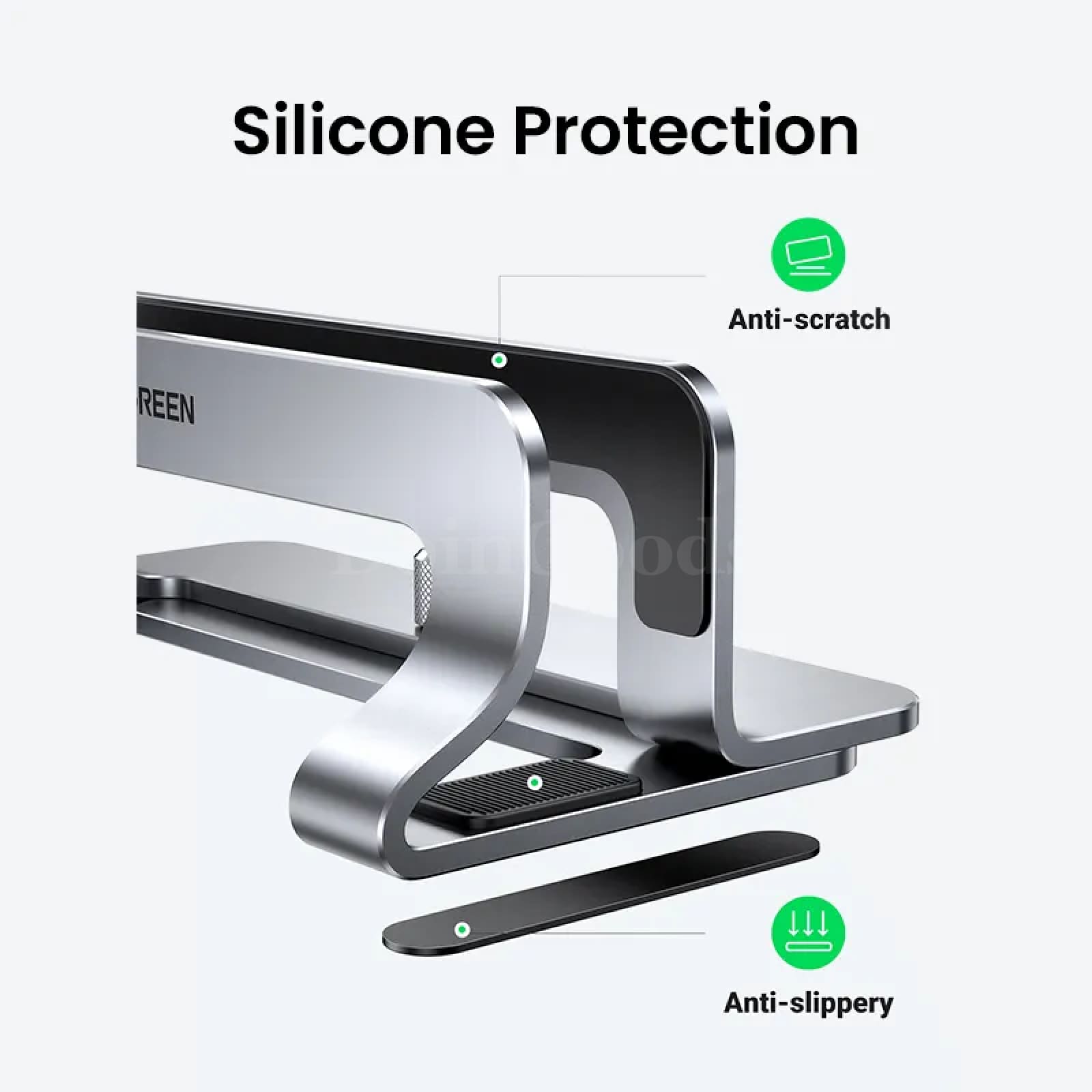 Ugreen Vertical Laptop Stand Holder Aluminum Foldable For Macbook Air Pro Tablet 301635