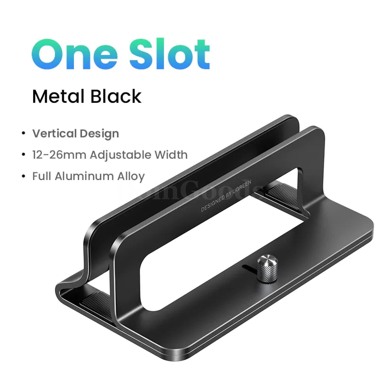 Ugreen Vertical Laptop Stand Holder Aluminum Foldable For Macbook Air Pro Tablet Metal One Slot 1