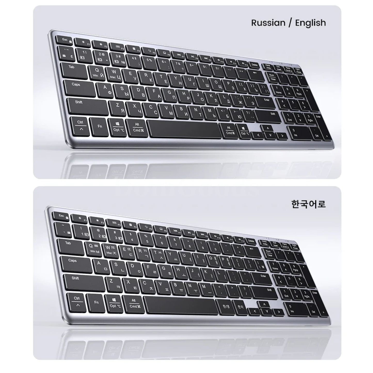 Ugreen Wireless Bluetooth 5.0 Keyboard 2.4G 99 Keycaps For Macbook Ipad Pc 301635