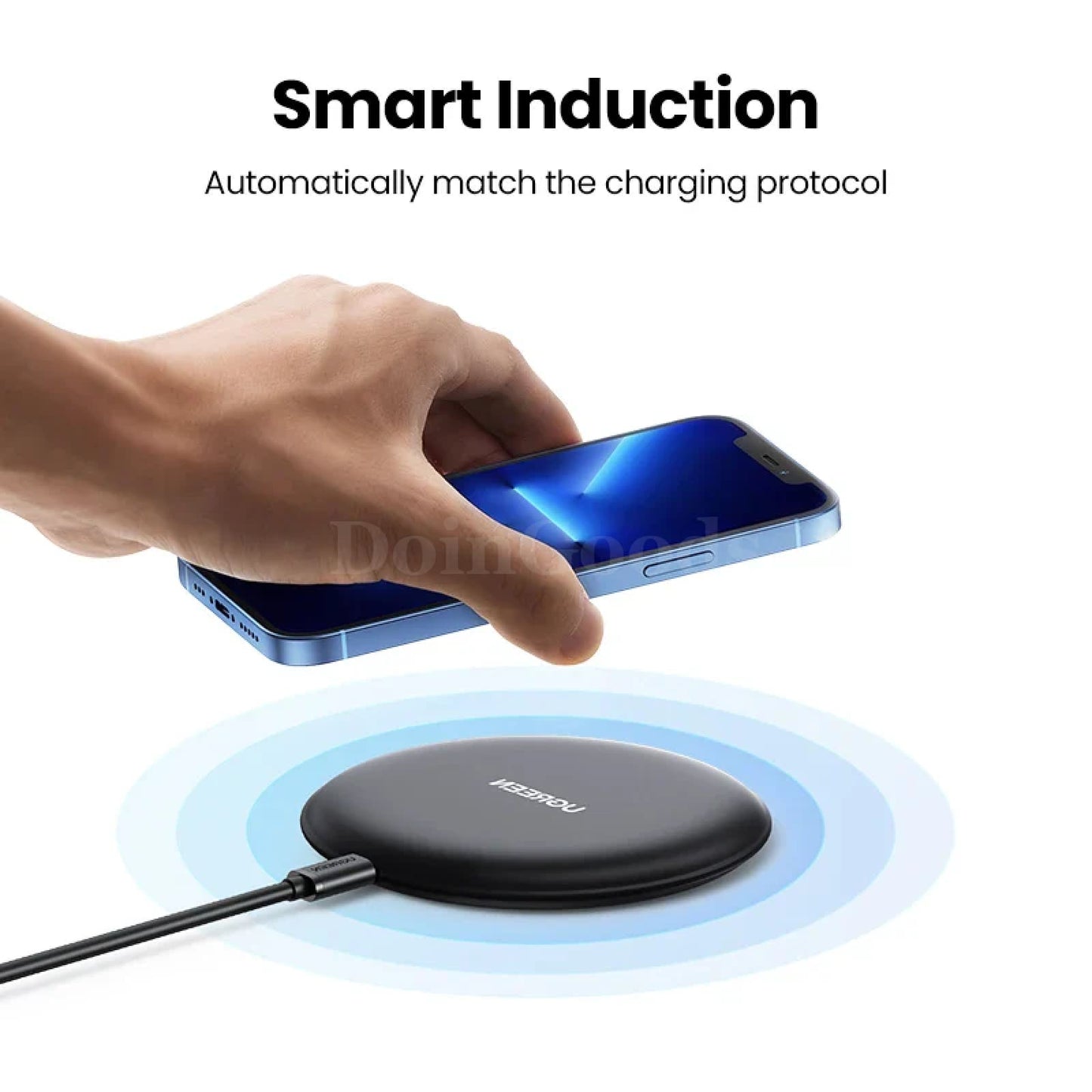 Ugreen Wireless Charger 15W Max Qi Charging Pad Phone Xiaomi Samsung Huawei Mfi 301635