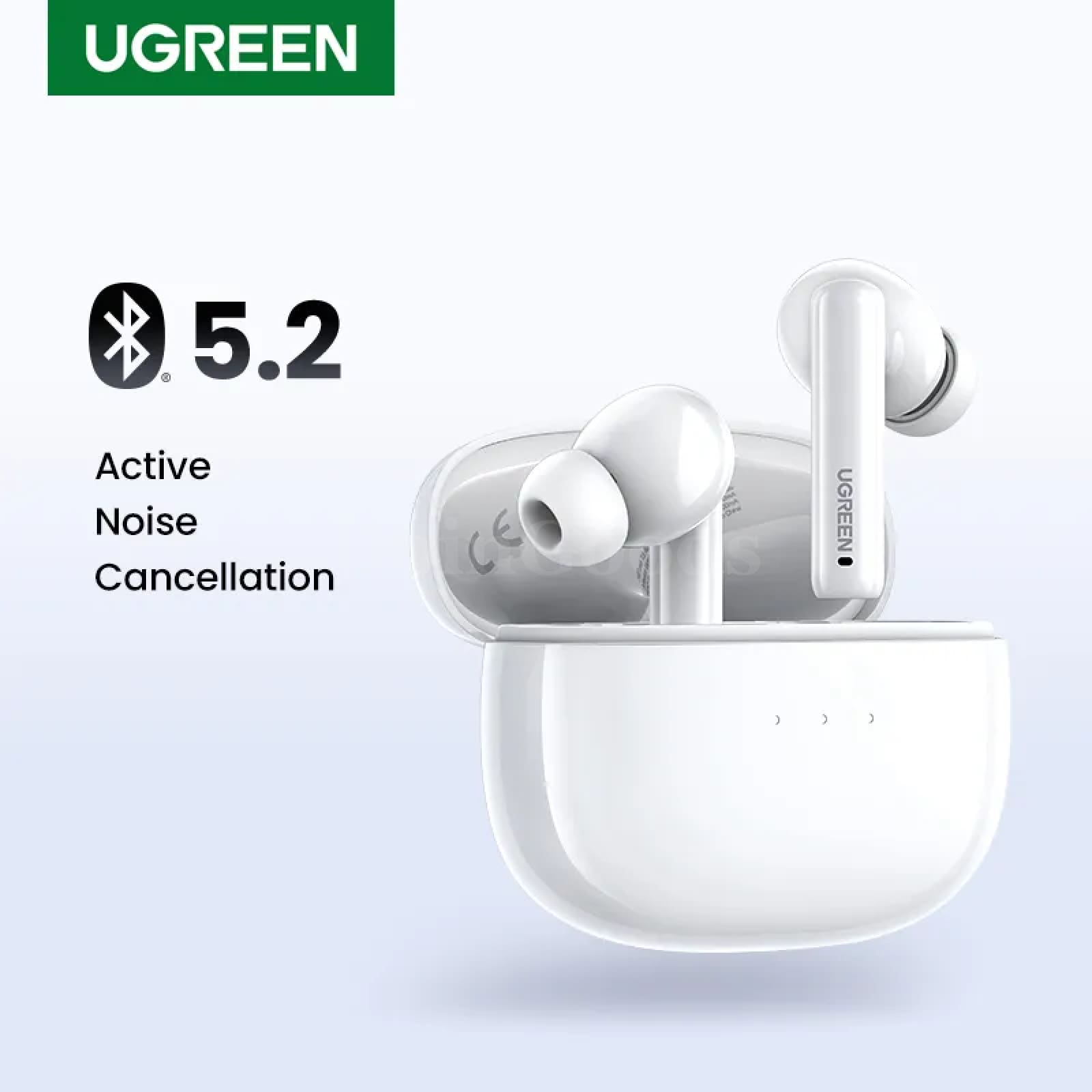 Ugreen Wireless Earbuds Tws Anc Bluetooth 5.2 Transparency Mode 24 Hours Play 301635