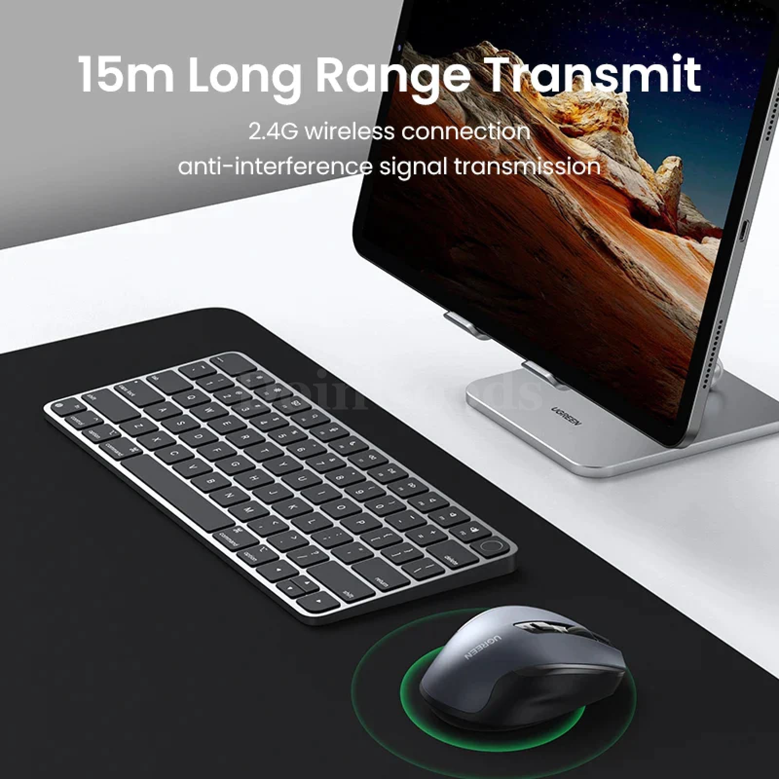 Ugreen Wireless Ergonomic Mouse 4000 Dpi Silent 6 Buttons Macbook Tablet Laptop 301635