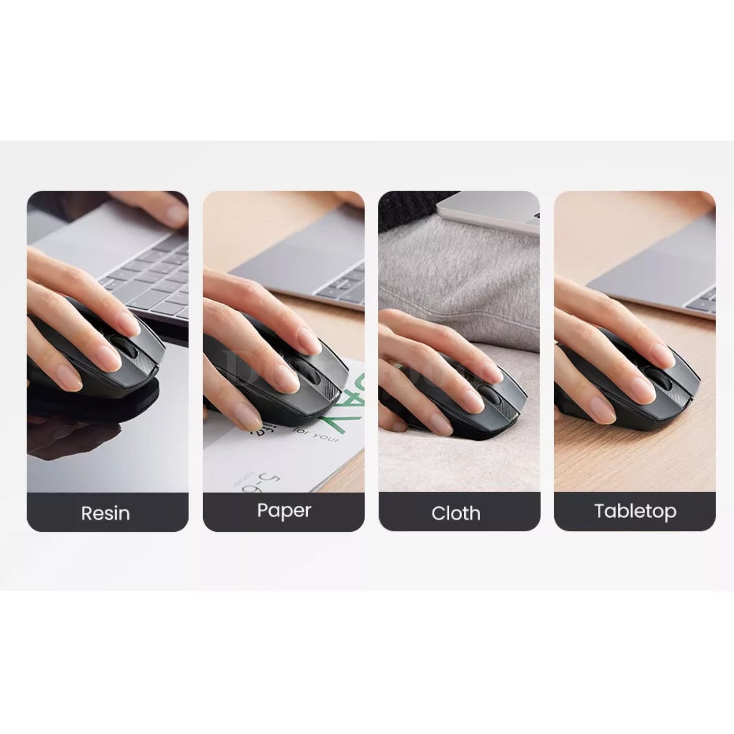 Ugreen Wireless Ergonomic Mouse 4000 Dpi Silent 6 Buttons Macbook Tablet Laptop 301635