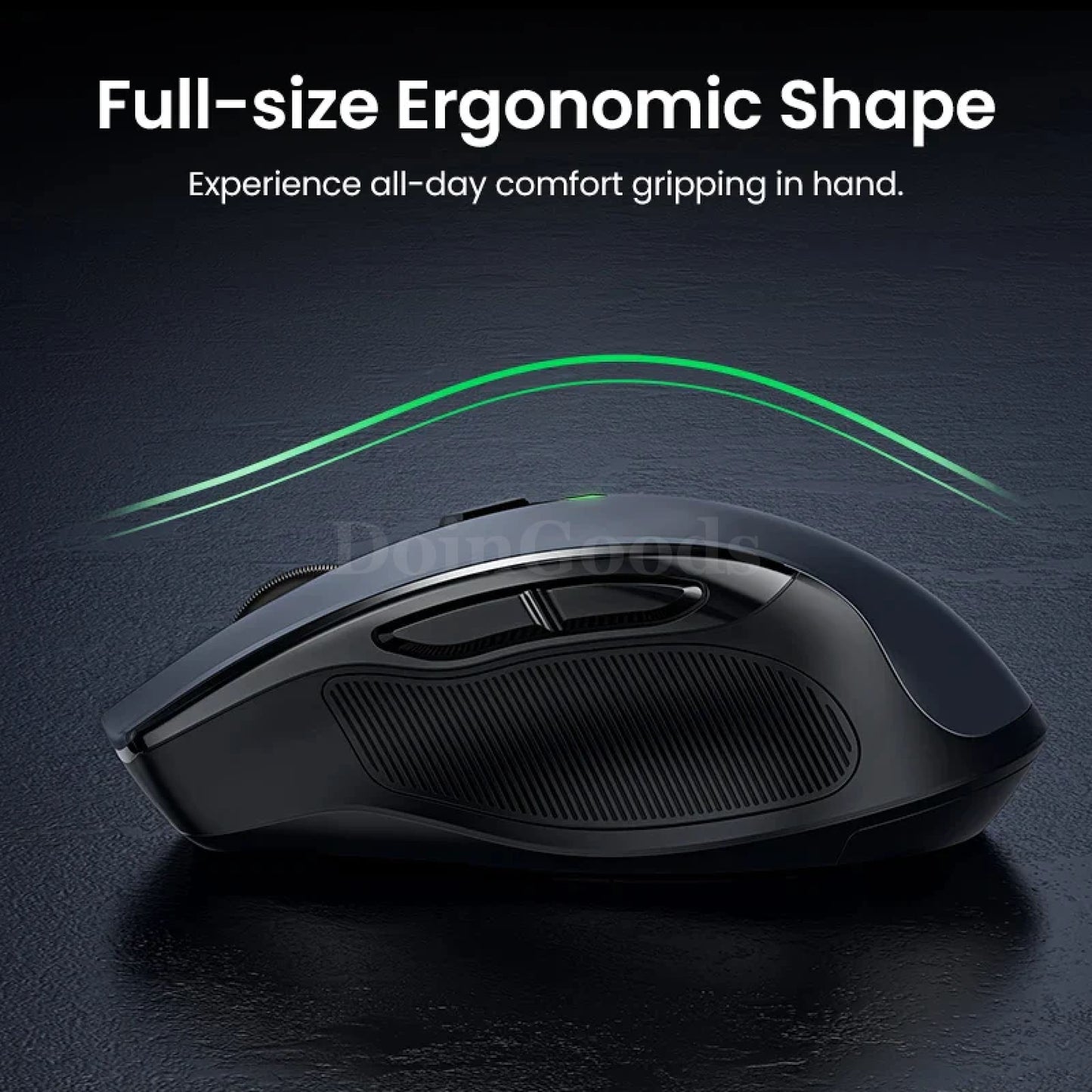 Ugreen Wireless Ergonomic Mouse 4000 Dpi Silent 6 Buttons Macbook Tablet Laptop 301635