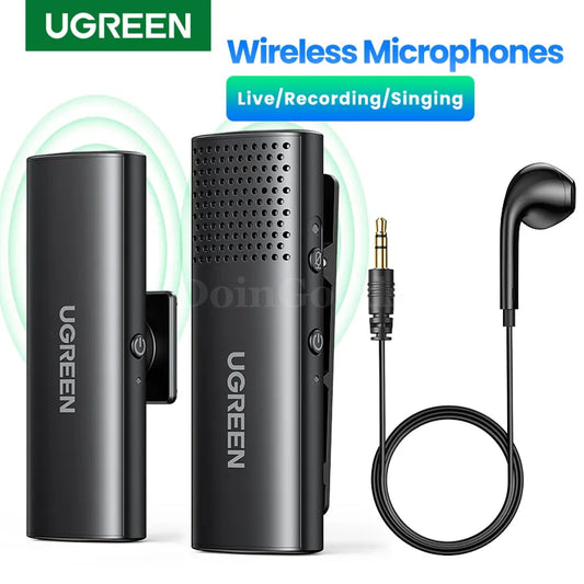 Ugreen Wireless Lavalier Microphone Omni Condenser Noise Reduction Bluetooth 301635