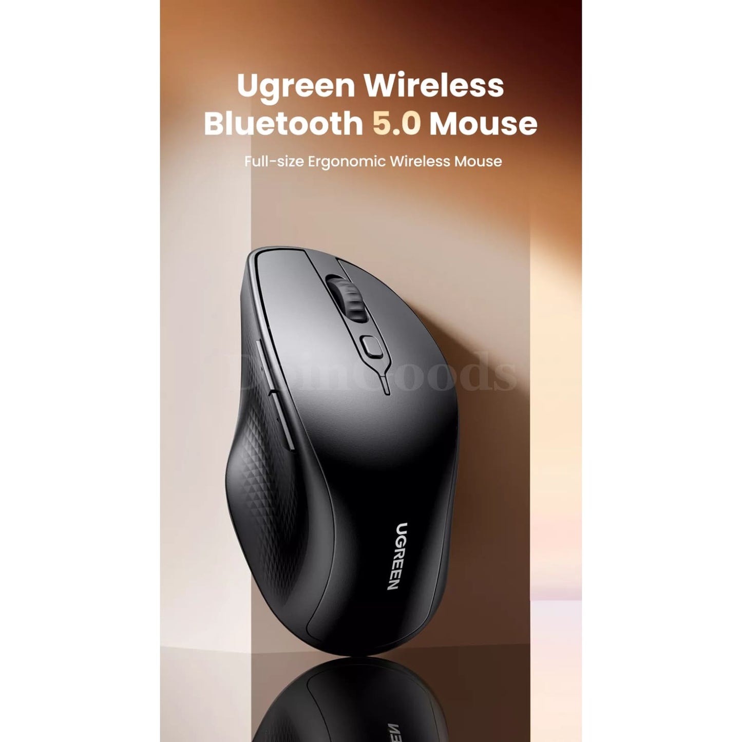 Ugreen Wireless Mouse Bluetooth 5.0 Ergonomic 4000 Dpi 6 Mute Buttons Macbook Pc 301635