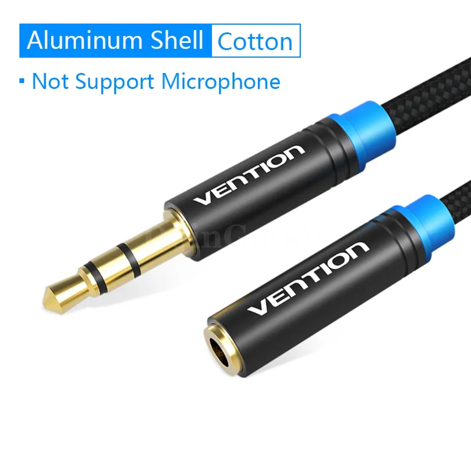 Vention 3.5Mm Aux Extension Cable - For Car Laptop Mini Pc Tv Xiaomi Huawei Stereo Headphone And