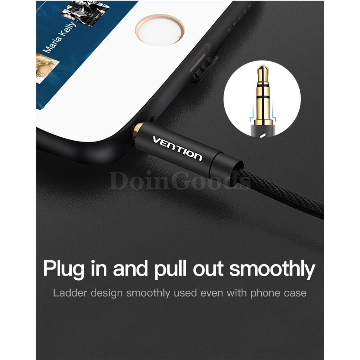 Vention Aux 3.5Mm Audio Jack Male To Headphone Stereo For Car Iphone Cord Cable 536610