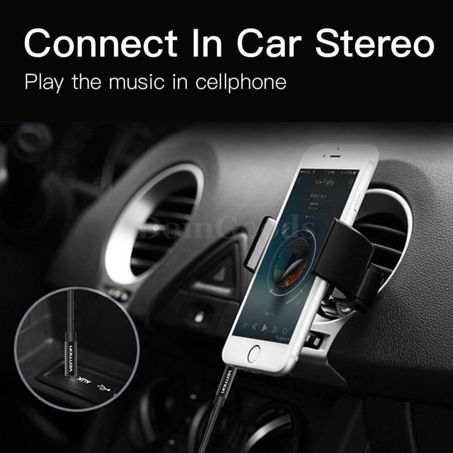 Vention Aux 3.5Mm Audio Jack Male To Headphone Stereo For Car Iphone Cord Cable 536610