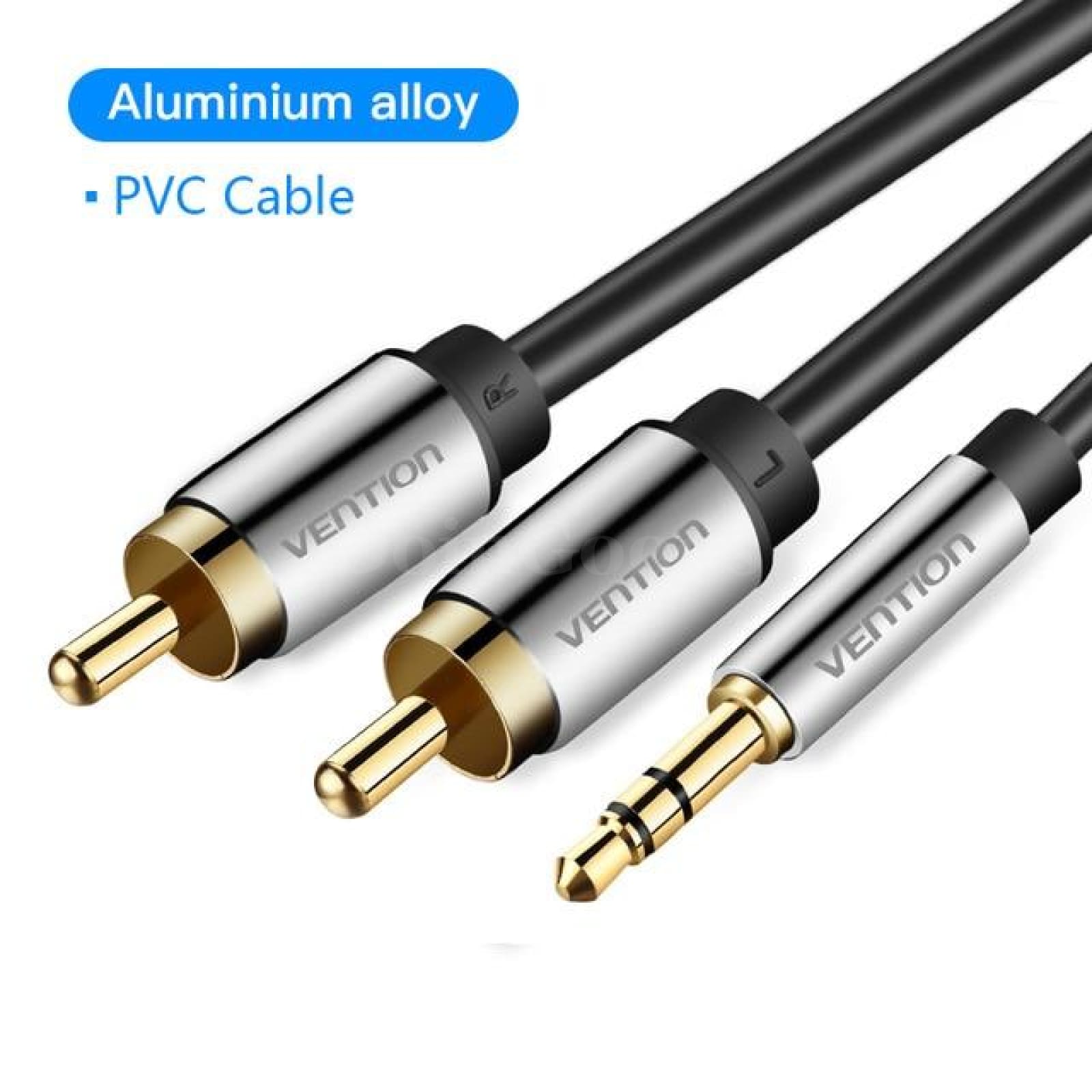 Vention Rca 3.5 To Audio Jack For Phone Edifer Home Theater Dvd Male Aux Cable Alloy Shell / 5M